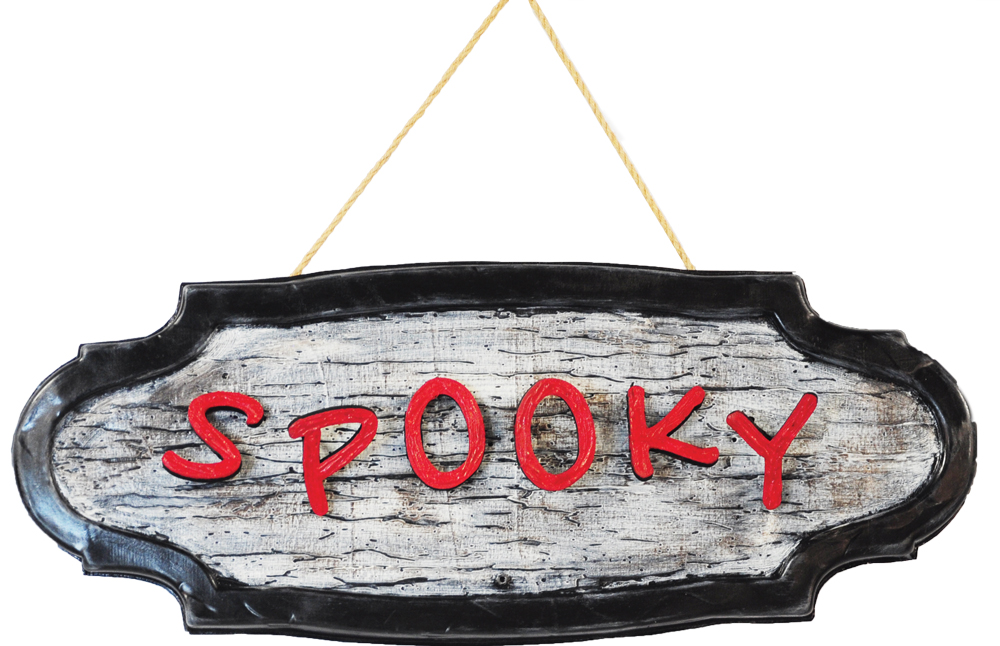 Spooky Animated Sign