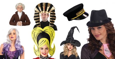 wigs & hats halloween