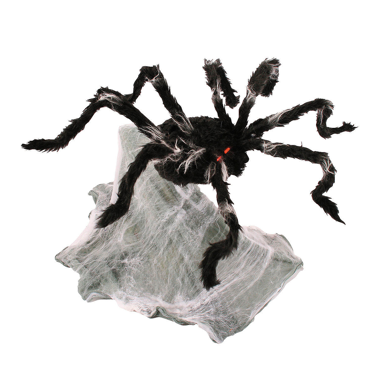 36-inch animated giant jumping spider Halloween decoration