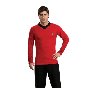 Star Trek Classic Red Shirt Lg