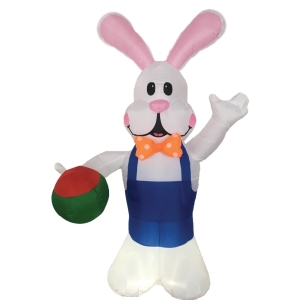 Inflate Bunny W Egg 7Ft