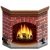 Brick Fireplace Standup