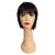 Adults Straight Chin-Length with Bangs China Doll Wig - Medium Chestnut Brown 6