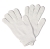 White Cotton Santa Gloves