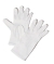 Deluxe White Nylon Santa Gloves