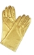 Gloves Reg Metallic Gold