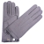 Gloves Nylon W Snap Mens Grey