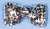 Bow Tie Sequin Silver