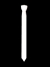 Tie Gangster Long White
