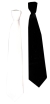 Tie Gangster Long Black