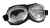 Glasses Aviator Goggles Bk/Clr