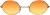 Glasses John Gold Orange Yello