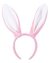 Bunny Ears Pink W White Lining