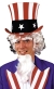 Uncle Sam Wig Goatee Eyebrow G
