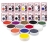 Color Cup Carded Silver