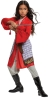 Girl's Mulan Hero Red Dress Classic Costume Child S (4 - 6X)
