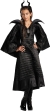 Girl's Maleficent Christening Black Gown Deluxe Child LG (10 - 12)