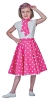 Sock Hop Skirt Child Pink Whit