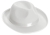 Fedora Satin White