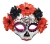 Day Of Dead Skull Female Mask
