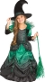 Girl's Emerald Witch Costume