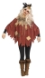 Scary Crow Poncho Adlt