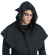 Capelet Hooded Black