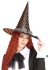 Hat Witch Vintage Blk W/Orange