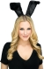 Bunny Headband Black