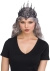 Black/Flexible Glitter Crown