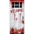 Welcome Door Cover 72 X 30In