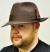 Gangster Hat Brown Large