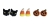 Earring Set 3Pk Candy Crn Pumk