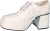 Shoe Platform Wht Pat Men Lg