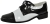 Shoe Oxford Bk And Wt Men Lg