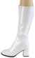 Gogo Boots White Women's Shoe 10