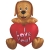 I Luv U Puppy Inflate 4'
