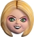 Chucky Tiffany Vacuform Mask