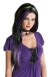 Rebel Witch Wig Blk/Pur/Green
