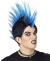 Wig Blue Punk Rocker