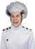 Mad Science Wig Wt W Bk Stripe