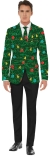 Christmas Grn Jacket/Tie Xl