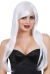 Wig Long Layered White