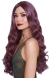 Wig Long Curly Light Plum/Burg
