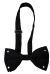 Light Up Bow Tie Black
