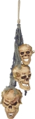Wind Chime 3 Headed Skull