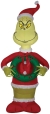 Airblown-Grinch W/Wreath-Sm
