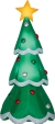 Airblown Metallic Xmas Tree