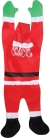 Santa Hanging From Gutter