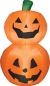 Airblown Pumpkin Duo Stack Sm